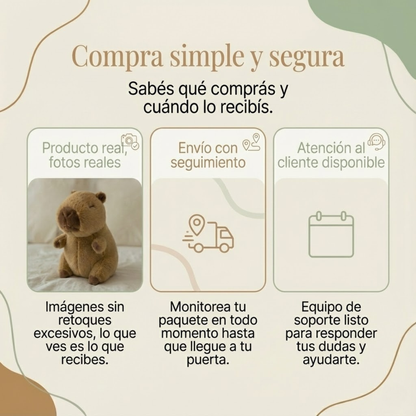 Capy Calm™–Respiración Suave para Descansar Mejor