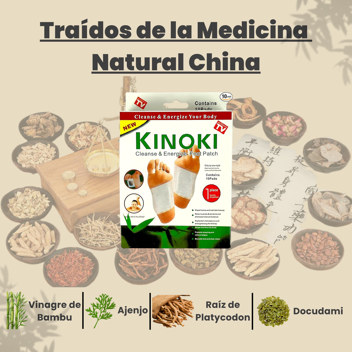 Parches Desintoxicantes Kinoki